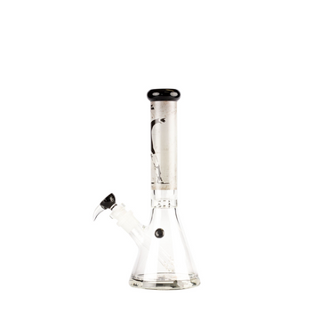 G-ROLLZ BANKSY BEAKER GLASS WATERPIPE 14.5" - FLOWER THROWER - BG20110A