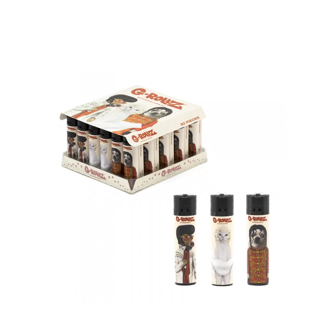 G-ROLLZ PET ROCK LIGHTERS 30/PK - PR3450-DIS3