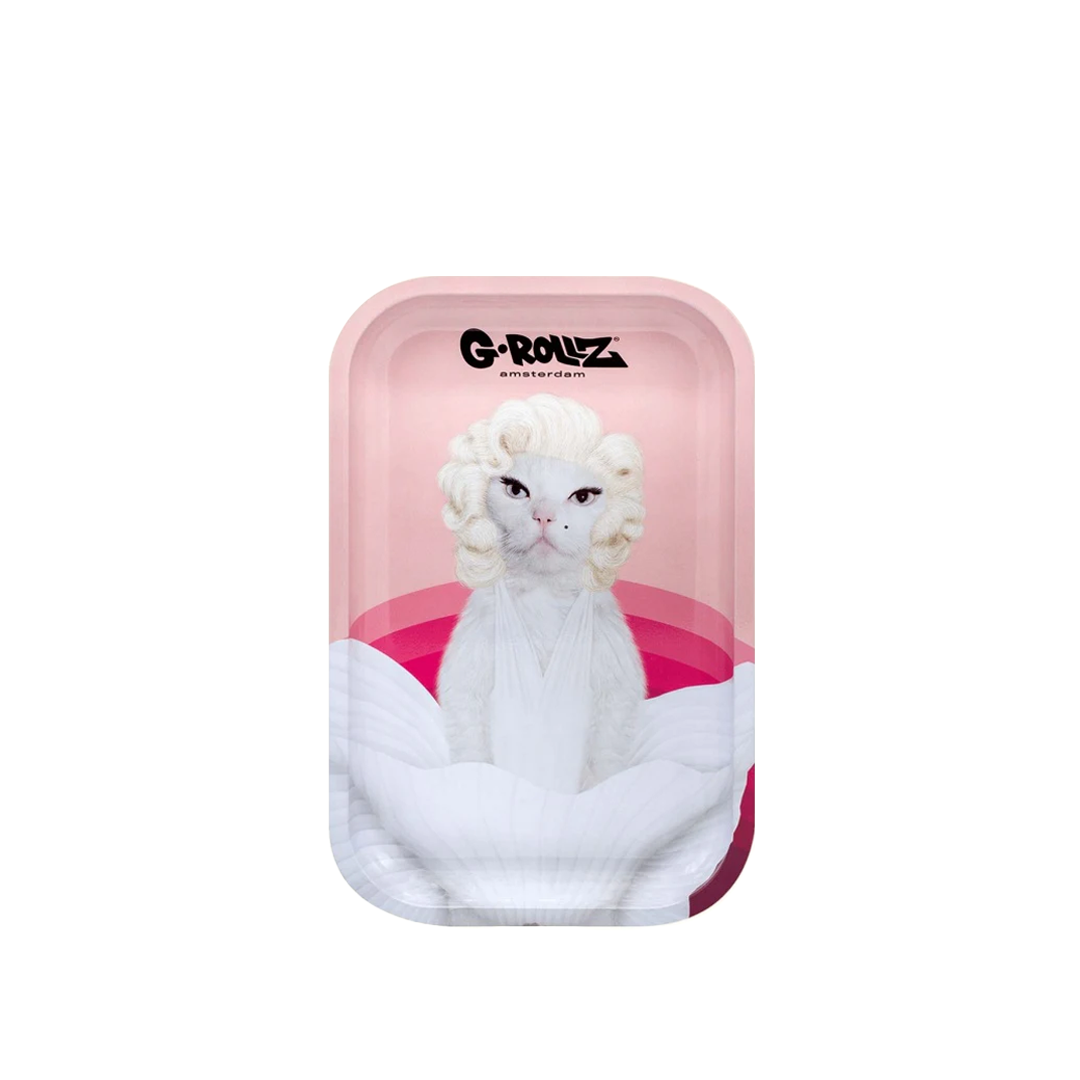 G-ROLLZ PET ROCKS METAL TRAY MEDIUM 17.5X27.5CM - PINK DIAMONDS - PR3301L