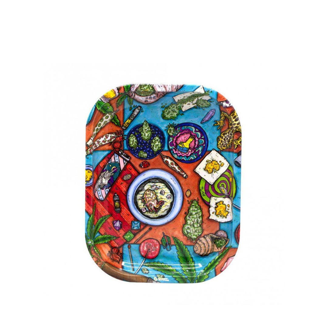 G-ROLLZ METAL TRAY SMALL 14X18CM - AMSTERDAM CHECKED - GR3300K