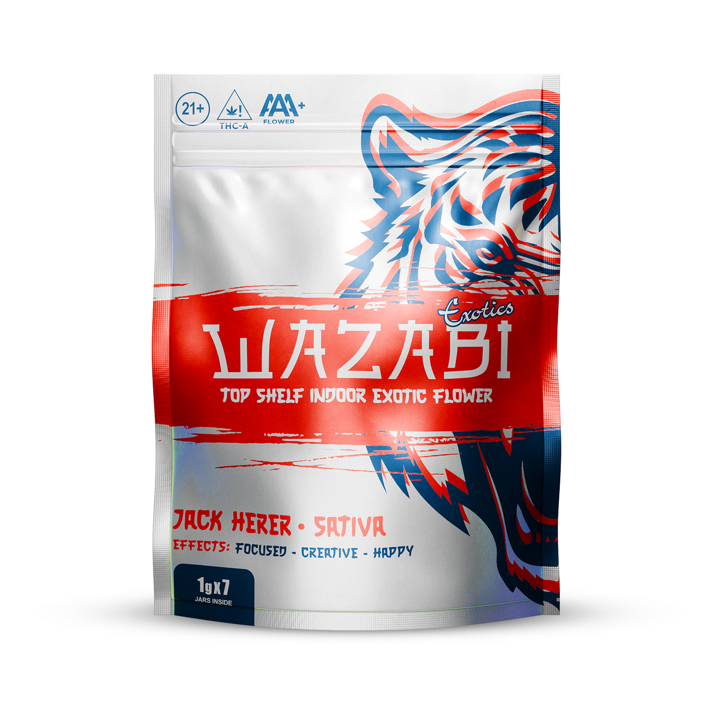 WAZABI EXOTICS RED EYE 1G FLOWER BAG 7/PK