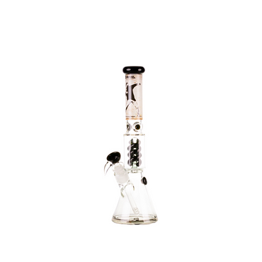 G-ROLLZ BANKSY BEAKER GLASS WATERPIPE 13.5" - FLOWER THROWER - BG20113A