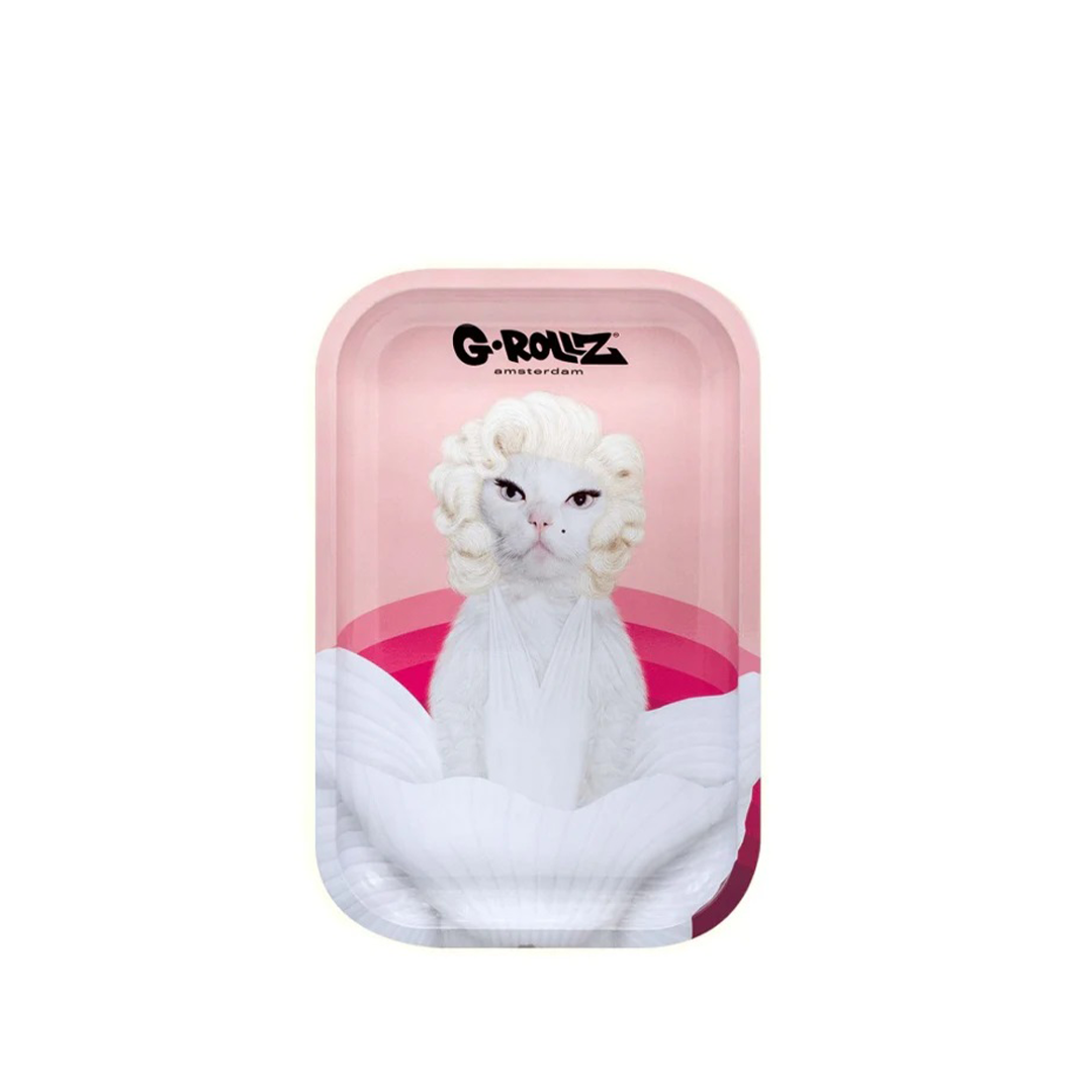 G-ROLLZ PET ROCKS METAL TRAY SMALL 14X18CM - PINK DIAMONDS - PR3300L