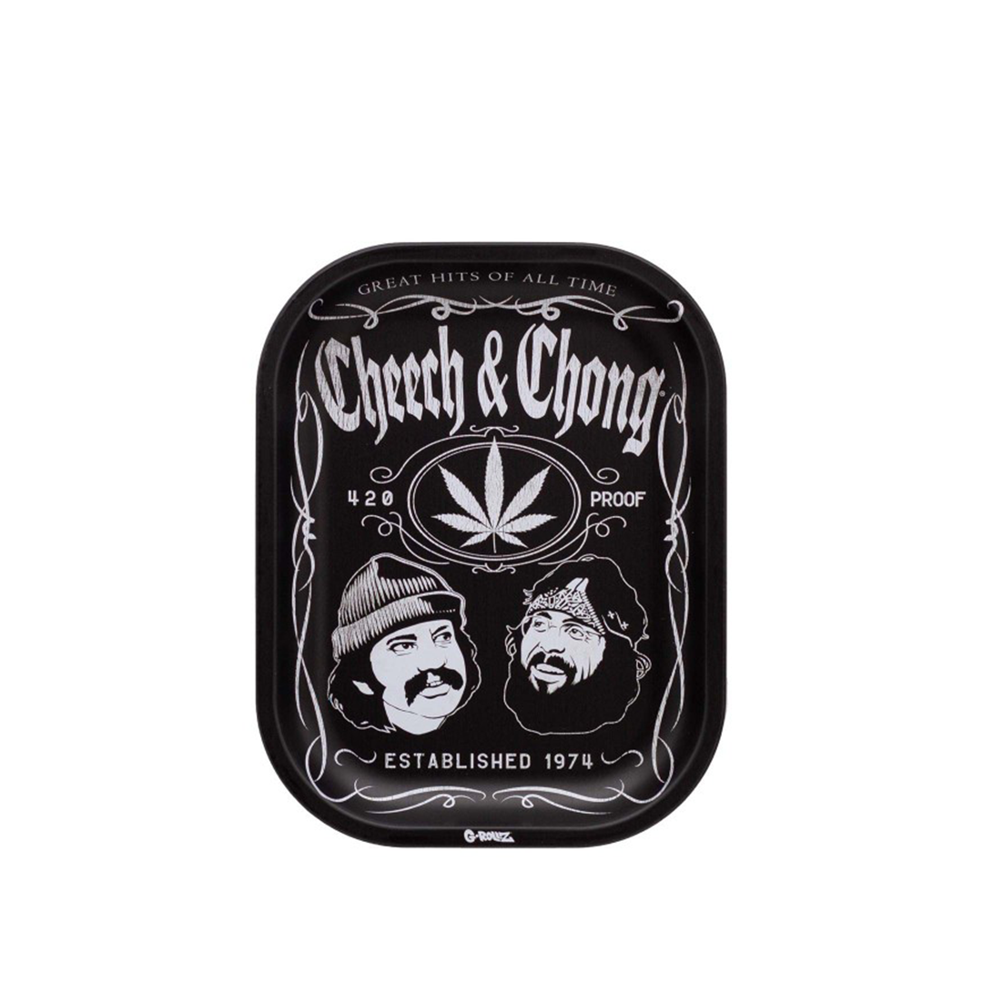 G-ROLLZ CHEECH & CHONG METAL TRAY SMALL 14X18 CM - GREATES HITS - CC3300B