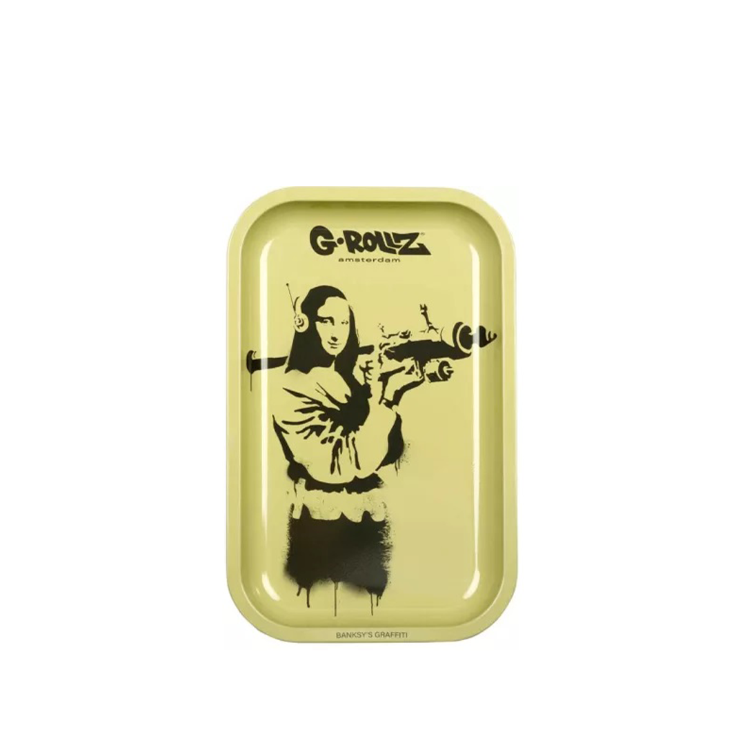 G-ROLLZ BANKSY METAL TRAY SMALL 14X18CM - MONA LAUNCHER - BG3300E