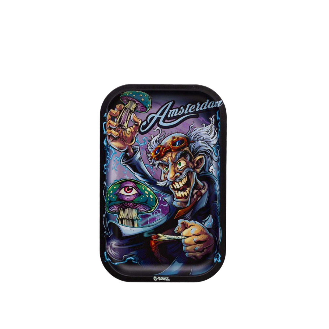 G-ROLLZ METAL TRAY MEDIUM 17.5X27.5CM - AMSTERDAM MAD SCIENTIST - GR3301N