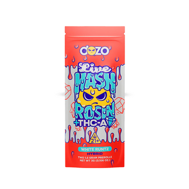 DOZO 3G LIVE HASH ROSIN + THC-A INFUSED PREROLLS - WHITE RUNTZ