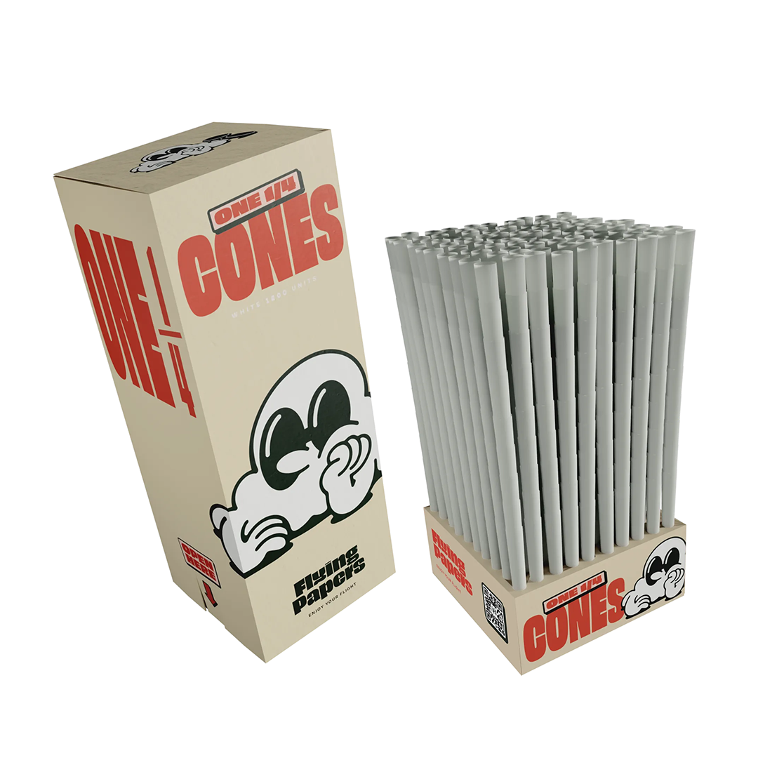 FLYING PAPER CONES 1 1/4 SIZE 1200/PK