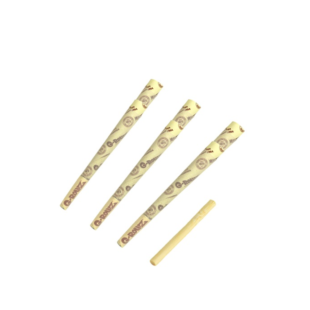 G-ROLLZ BANKSY 1 1/4 CONES 6/24 - ORGANIC HEMP EXTRA THIN - BG1173QA-DIS