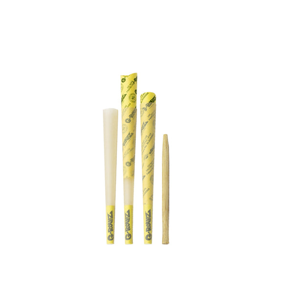 G-ROLLZ BANKSY KING SIZE CONES 3/24 - BAMBOO UNBLEACHED - BG1152KA-DIS