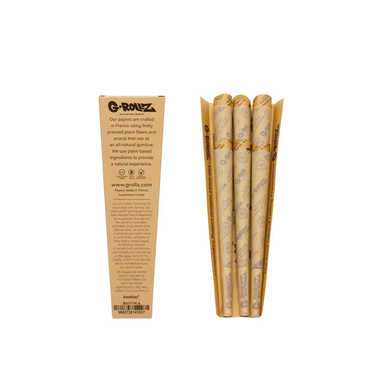 G-ROLLZ BANKSY KING SIZE CONES 6/24 - BAMBOO UNBLEACHED - BG1171KA-DIS