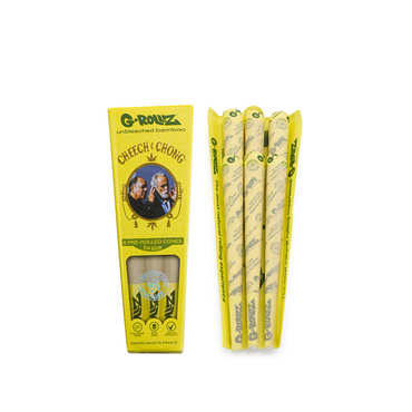 G-ROLLZ CHEECH AND CHONG 1 1/4 CONES 6/24 - BAMBOO UNBLEACHED - CC1172QA-DIS