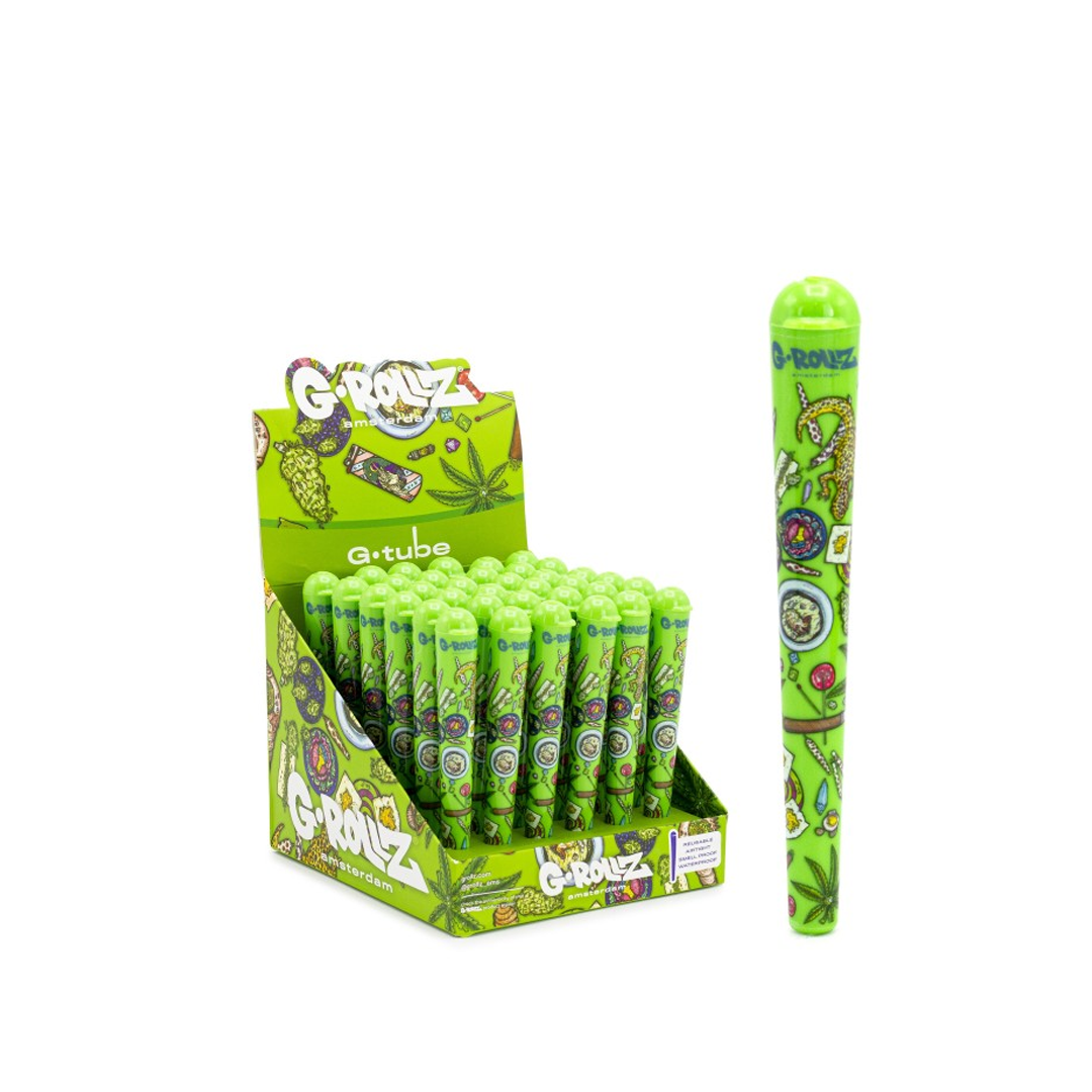 G-ROLLZ G-TUBE (CONE SHAPE) AMSTERDAM 36/PK - GREEN - GR1500C-DIS
