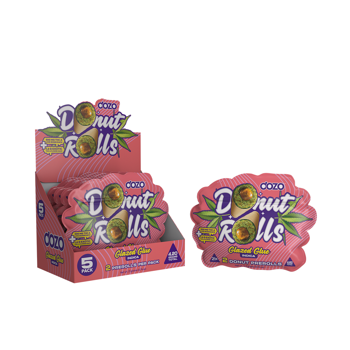 DOZO Donut Prerolls 4.2G