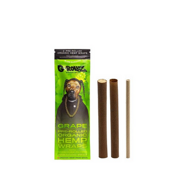 G-ROLLZ PET ROCKS 4X PRE-ROLLED HEMP WRAPS - GRAPE - PR1515D-DIS