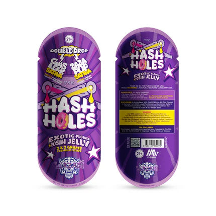 WAZABI EXOTICS 2G HASH HOLE DOUBLE DROP PREROLLS 2CT 10/PK