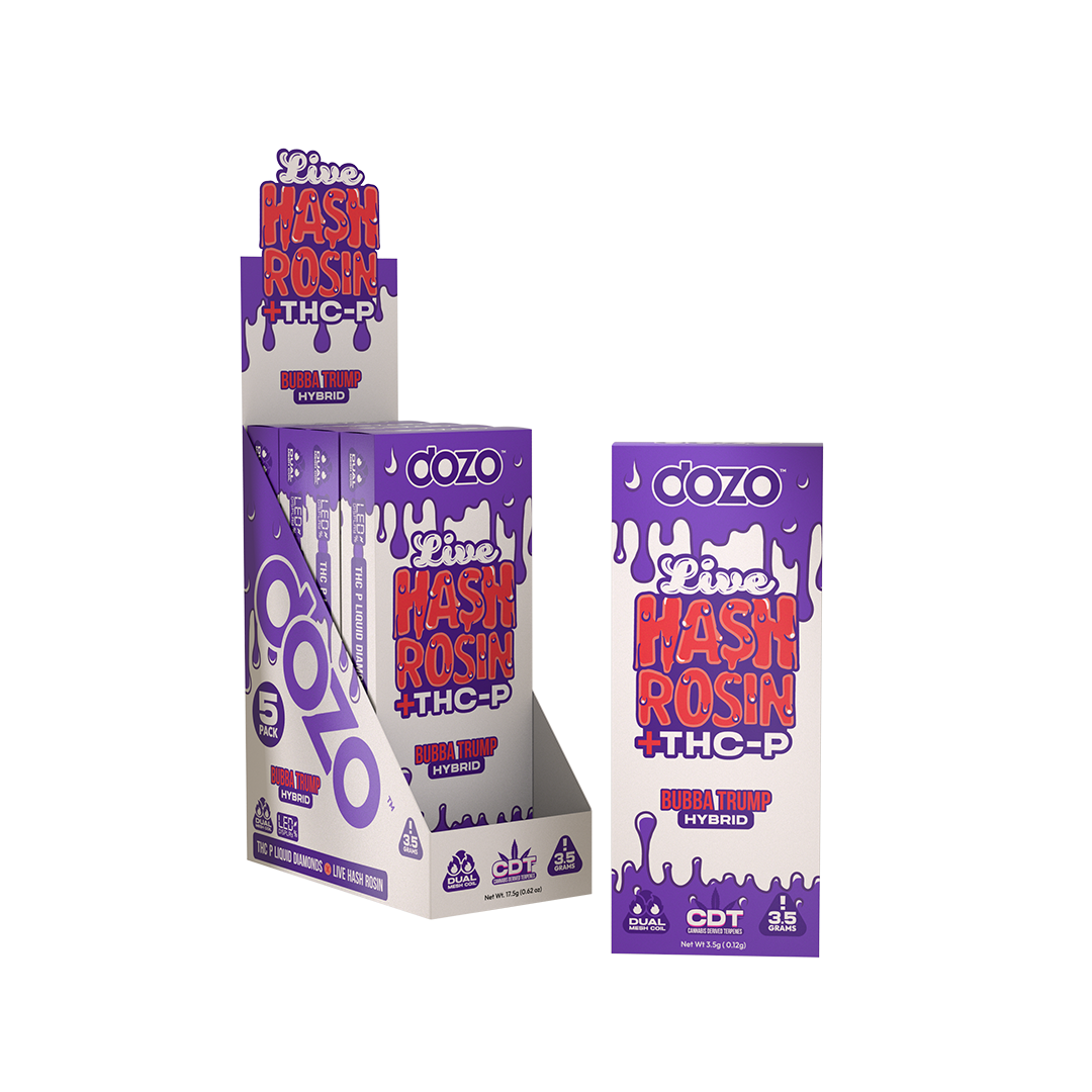 Dozo Live Hash Rosin + THC-P Liquid Diamonds Disposable 3.5G