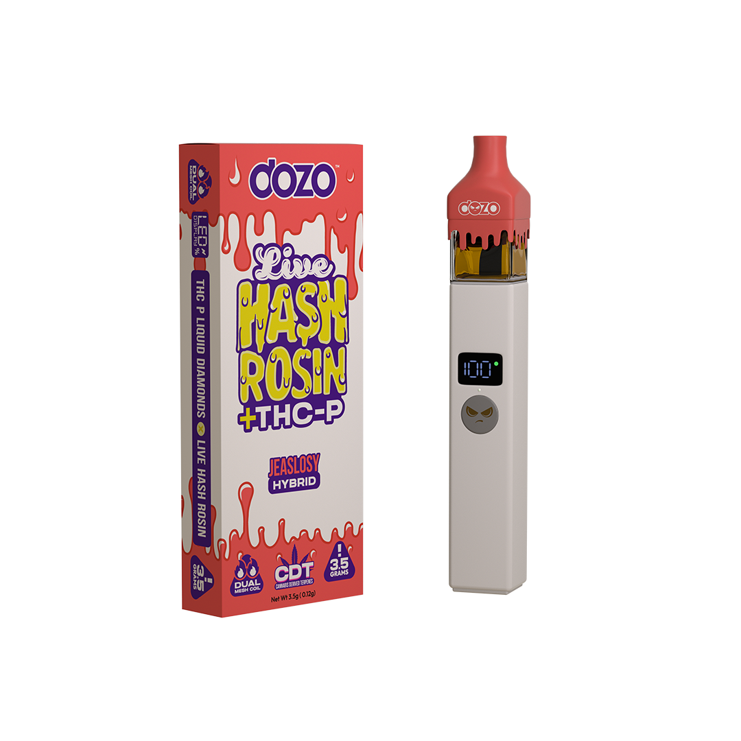 Dozo Live Hash Rosin + THC-P Liquid Diamonds Disposable 3.5G
