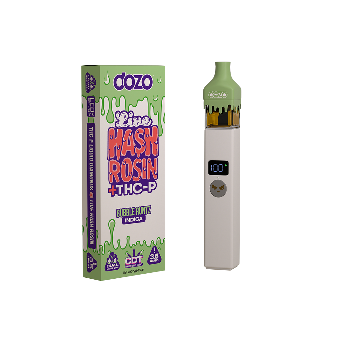 Dozo Live Hash Rosin + THC-P Liquid Diamonds Disposable 3.5G