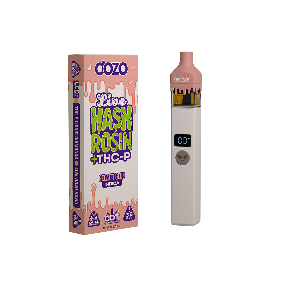 Dozo Live Hash Rosin + THC-P Liquid Diamonds Disposable 3.5G