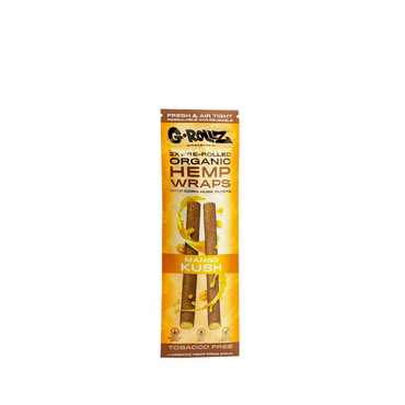 G-ROLLZ PET ROCKS 2X PRE-ROLLED HEMP WRAPS - MANGO - PR1520C-DIS
