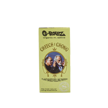 G-ROLLZ CHEECH & CHONG KING SIZE ROLLING PAPER + TIPS & TRAY 16/50 - MEDICAGO SATIVA EXTRA THIN - CC76B-DIS