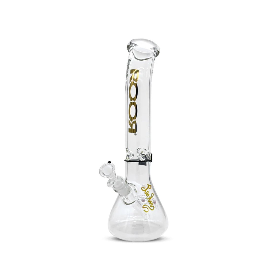 ROOR® CLASSIC BENT NECK BEAKER 5MM WATERPIPE 14" - 14B505B