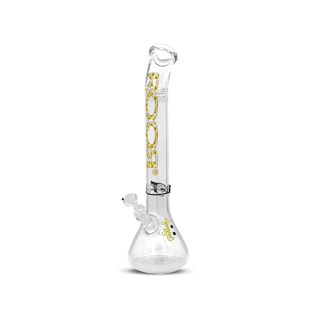 ROOR® CLASSIC BENT NECK BEAKER DAISY WATERPIPE 18" - 18B455B