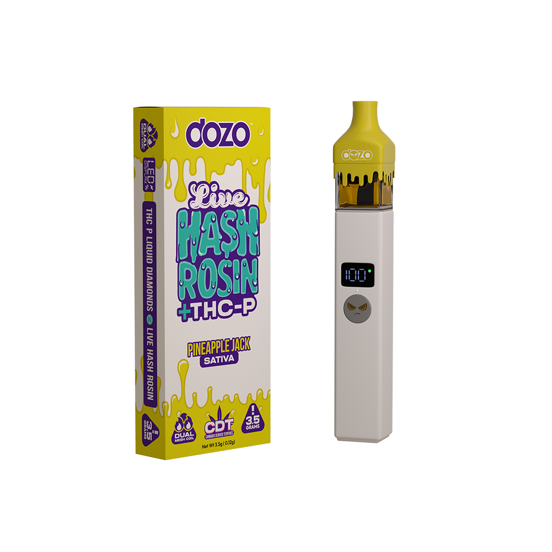 Dozo Live Hash Rosin + THC-P Liquid Diamonds Disposable 3.5G