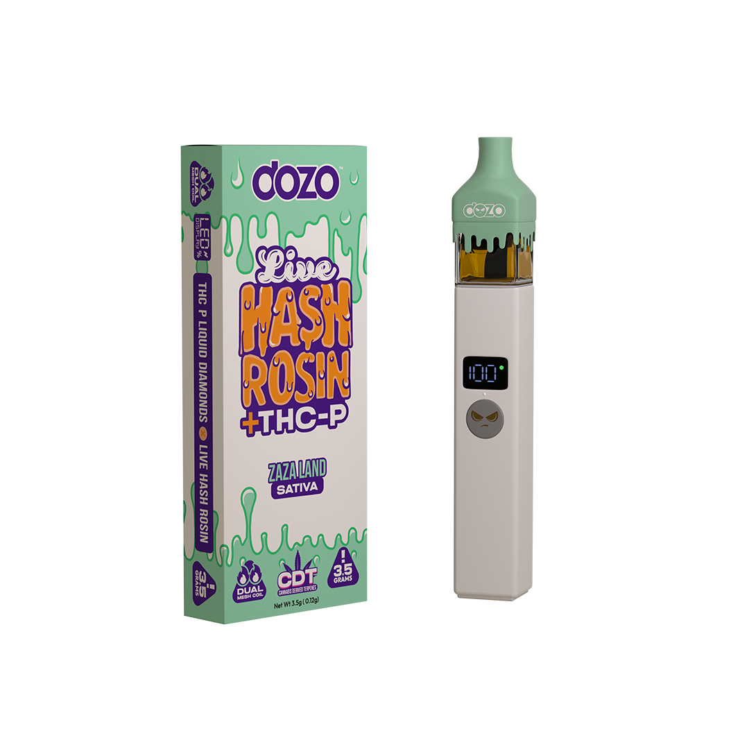 Dozo Live Hash Rosin + THC-P Liquid Diamonds Disposable 3.5G