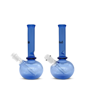 iDAB™ BUBBLE BOTTOM BEAKER BLUE WATERPIPE 9.5