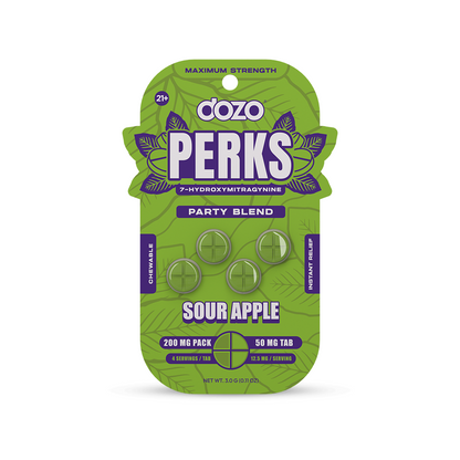 DOZO PERKS 7-HYDROXYMITRAGYNINE 200MG