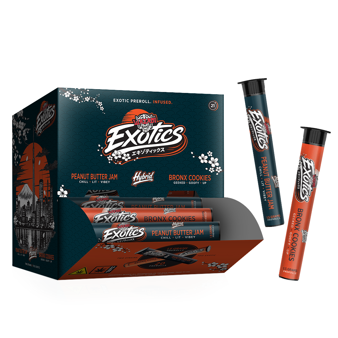 WAZABI EXOTICS CBD INFUSED GRAVITY BOX