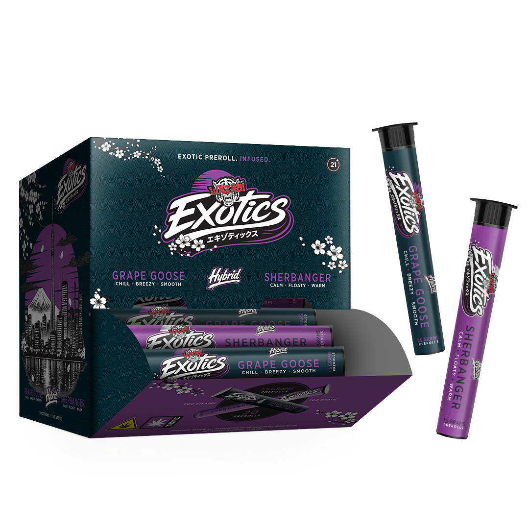 WAZABI EXOTICS CBD INFUSED GRAVITY BOX