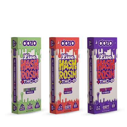 Dozo Live Hash Rosin + THC-P Liquid Diamonds Disposable 3.5G
