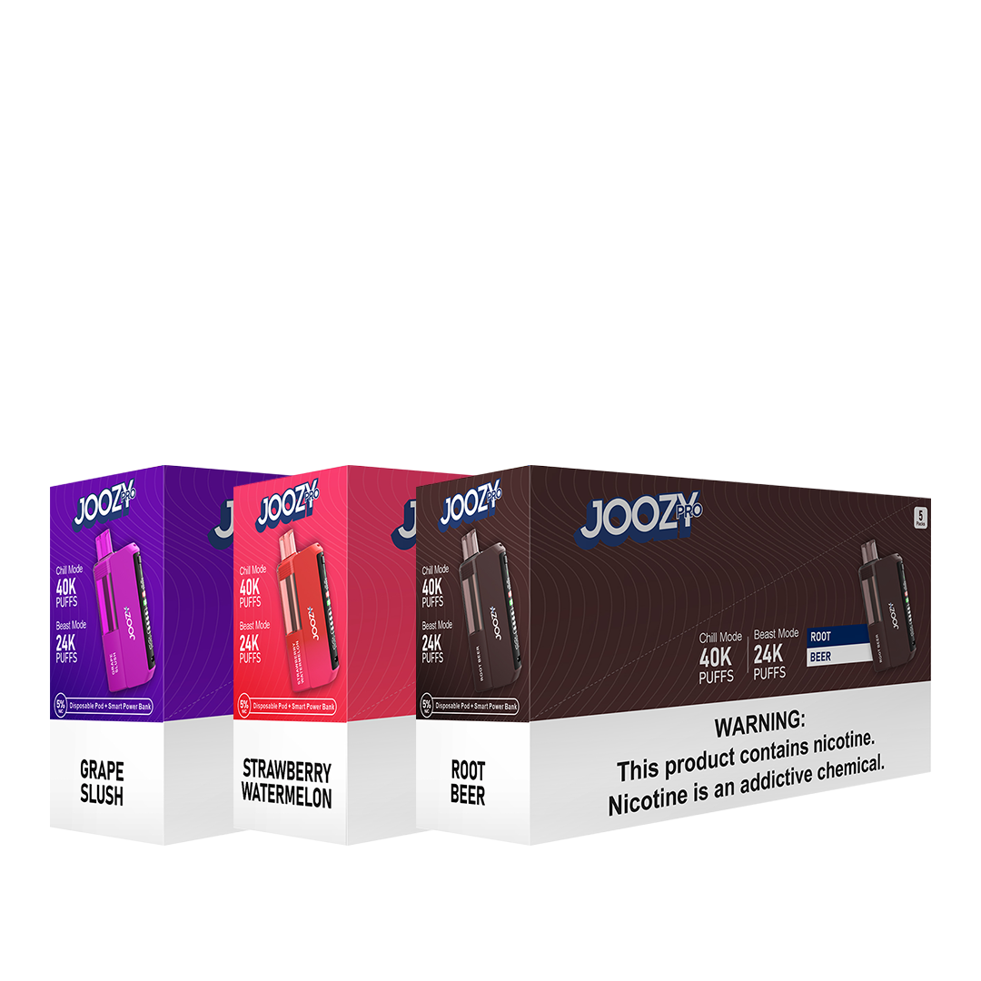 JOOZY PRO 40000 PUFFS DISPOSABLE VAPE KIT 5/PK