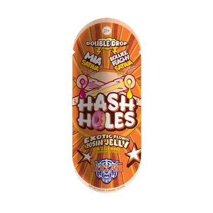 WAZABI EXOTICS 2G HASH HOLE DOUBLE DROP THC-A PREROLLS 2CT 10/PK