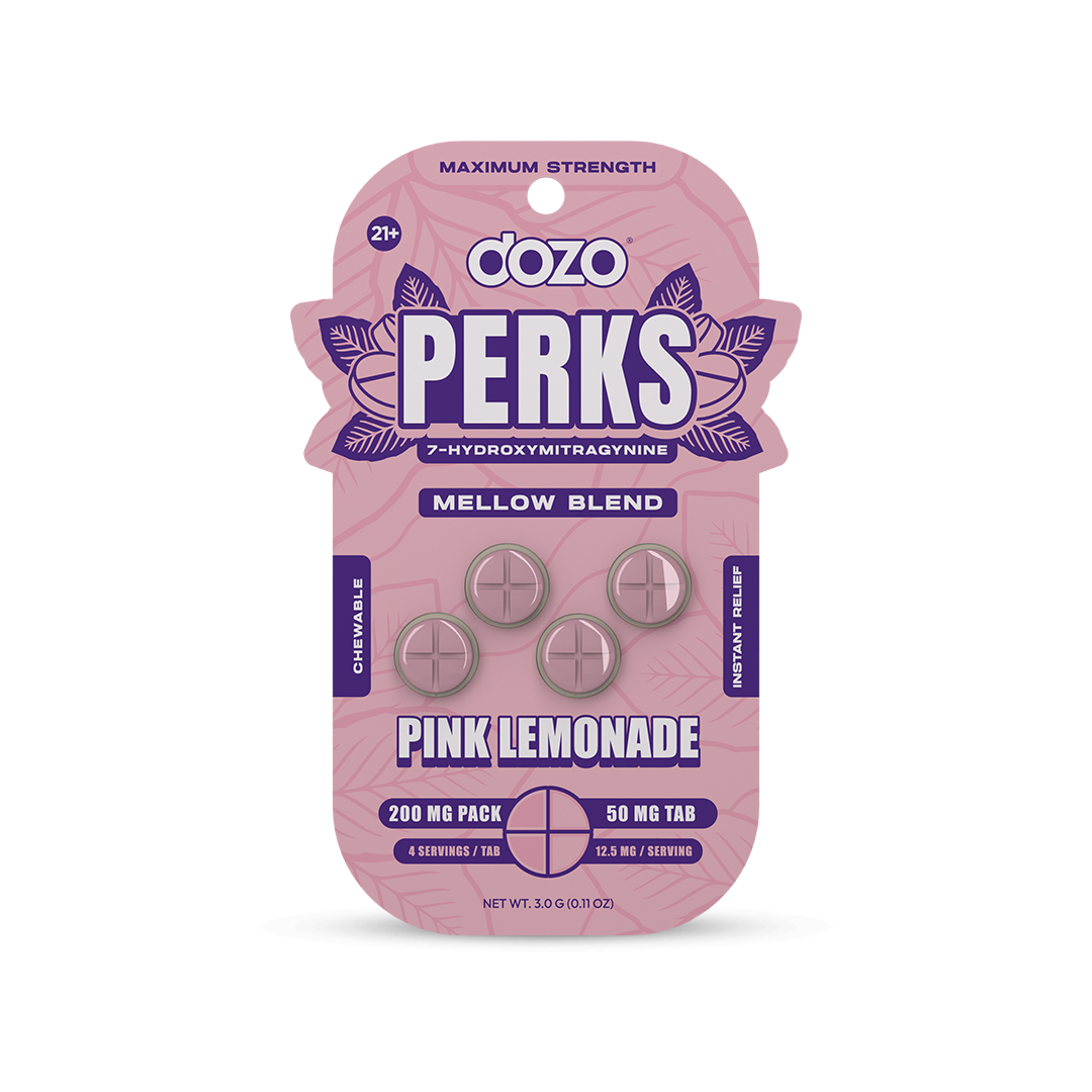 DOZO PERKS 7-HYDROXYMITRAGYNINE 200MG