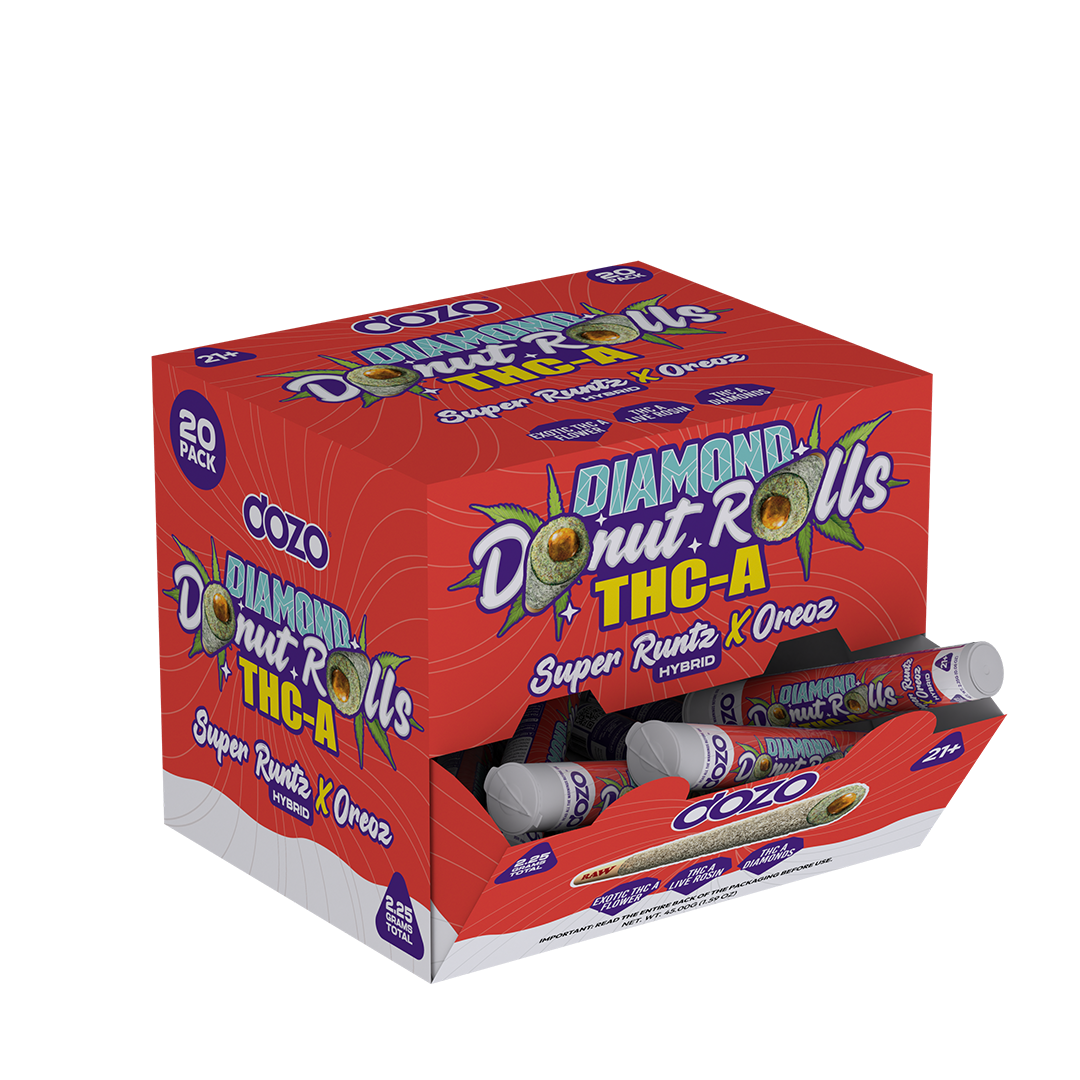 DOZO DIAMOND THC-A DONUT ROLLS 2.25G