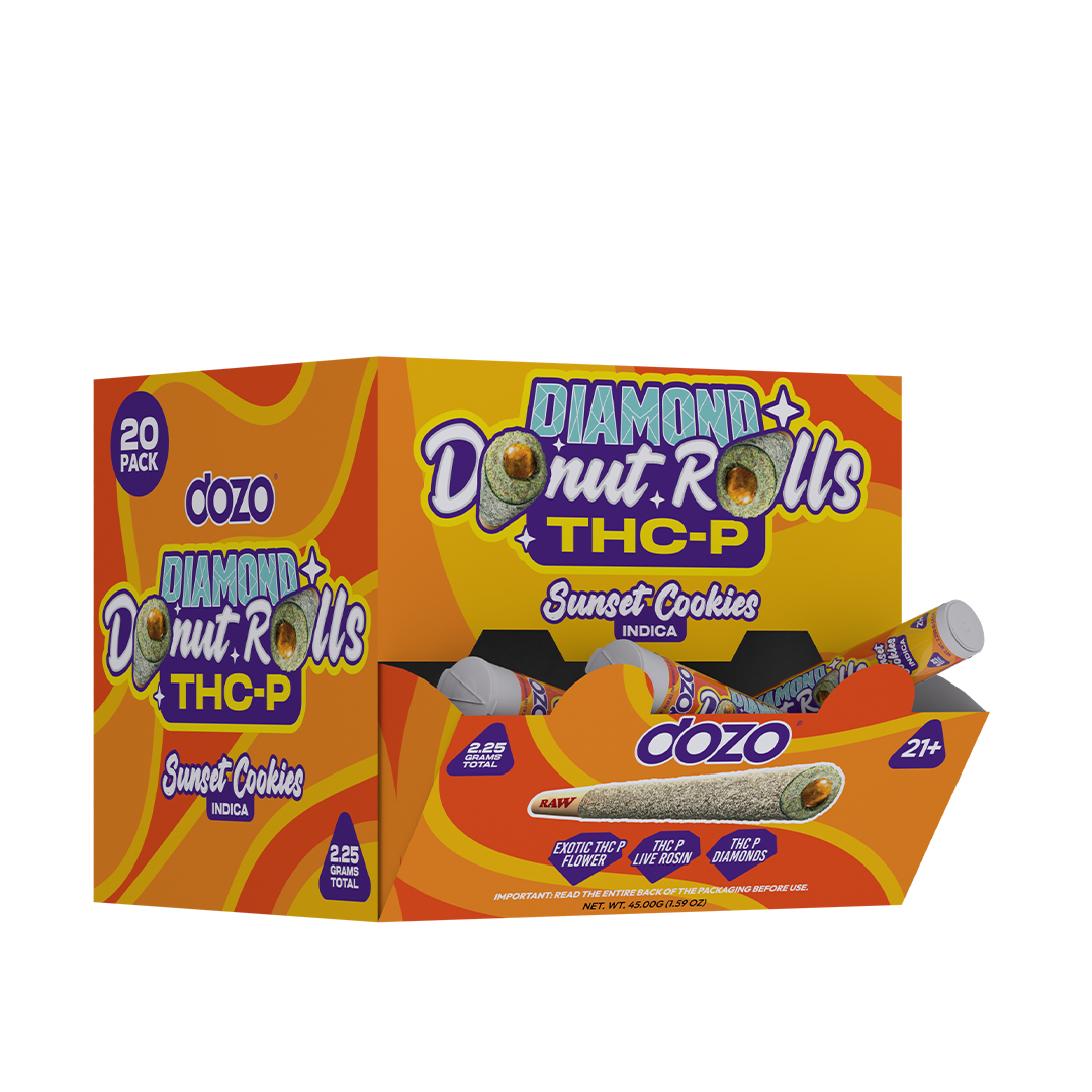 DOZO DIAMOND THC-P DONUT ROLLS 2.25G