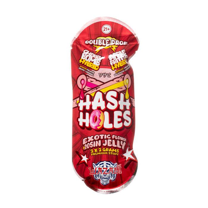 WAZABI EXOTICS 2G HASH HOLE DOUBLE DROP PREROLLS 2CT 10/PK