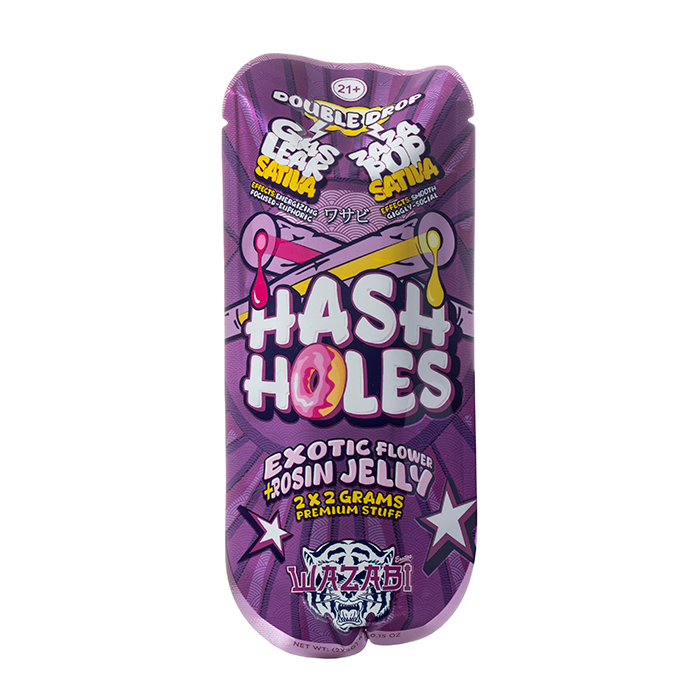 WAZABI EXOTICS 2G HASH HOLE DOUBLE DROP PREROLLS 2CT 10/PK
