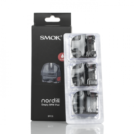 SMOK Nord 4 Replacement Pods - Pack of 3 (6552750391488)